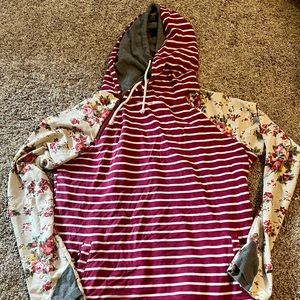 Mindy Mae Ampersand stretch double hoodie